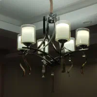 لوستر ۶ شاخه|لوستر و چراغ آویز|فردیس, قریشی|دیوار