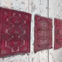 سه عدد قالیچه قشقایی دستبافت