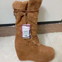 پوتین تمام چرم باداخل پشم