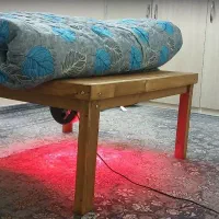 کرسی برقی لامپی مادون قرمز