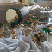 هفت سین رزینی|ظروف سرو و پذیرایی|شیراز, باجگاه|دیوار