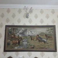 فروش دو عدد تابلو متری یزدی|تابلو فرش|کرمان, |دیوار