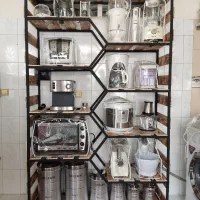 ویترین چوب و فلز