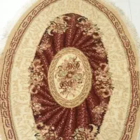 فرش یک متری بیضی