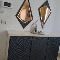 آینه کنسول طوسی