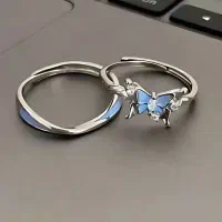 انگشتر ست پروانه آبی|بدلیجات|زابل, |دیوار