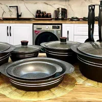 قابلمه 19پارچه چدن واقعی اصلی ترکیه قابلمه سایز 32