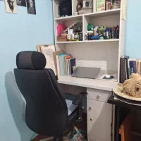 میز تحریر کتابخانه دار در حد کاملا سالم و نو