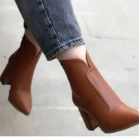 بوت زنانه پاشنه 5 سانتی شیک و جذاب سایز 37 تا 41