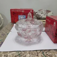 شکلات خوری و کاسه و بشقاب کریستال والتر آلمان