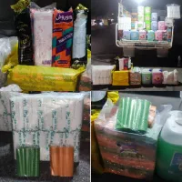 مایع (شوینده)و سفره یکبار مصرف