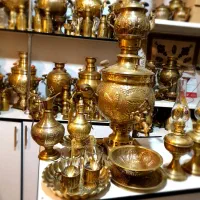 skسماور ذغالی مسی برنجی زغالی برقی گازی chu|سماور، چایساز، قهوهساز|اصفهان, دستگرده|دیوار