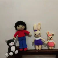 عروسک بافتنی|اسباب‌بازی بچه|دورود, |دیوار