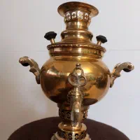 سماور زغالی روسی برنجی