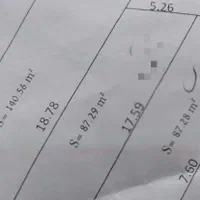 زمین پشت پمپ بنزین اتابای