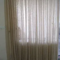 ۴لنگه پرده تور درجه یک|پرده، رانر، رومیزی|قائم‌شهر, |دیوار