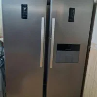 یخچال فریزر دو قلوی استیل هیمالیا مدل رومارو