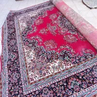 یک تخته فرش ۹ متری و یک گلیم فرش وینتیج