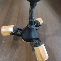 لوستر سه شاخه طرح چوب