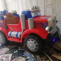 جاروشارژی و ماشین شارژی کامیون با باطری نو