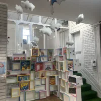 دکور - کتابخانه|کتابخانه، شلف، قفسههای دیواری|خمینیشهر, |دیوار