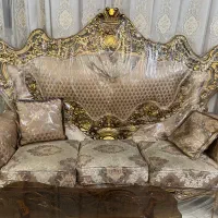 مبل سلطنتی و میزبار و ساعت