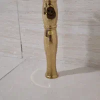 شیر پایه بلند طلایی و سنگین|لوازم سرویس بهداشتی|سهند, |دیوار