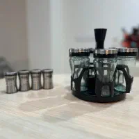 جا ادویه استنددار کنار گازی-شیشه‌ای