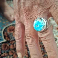 انگشتر فیروزه شجر نیشابوری دست ساز|جواهرات|اقبالیه, |دیوار