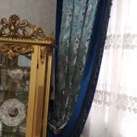سه عدد والان پرده همراه با رومیزی ۵ تیکه بزرگ|پرده، رانر، رومیزی|تهران, سعیدآباد|دیوار