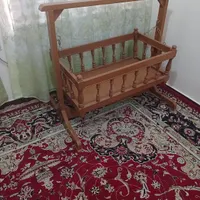 گهواره چوبی|اسباب و اثاث بچه|بهبهان, |دیوار