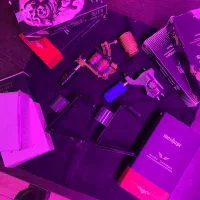 دو عدد دستگاه تتو (گان+روتاری)