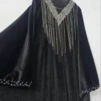 مانتوعبایی مخمل کوب جواهردوزی شده