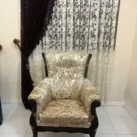 مبل ۷ نفره همراه روکش پارچه مبلی|مبلمان خانگی و میز عسلی|رشت, بلوار گیلان|دیوار