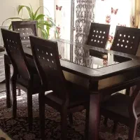 میز و صندلی نهارخوری ۶نفره درحدنو چوب راش
