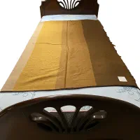 تخت 1 نفره چوبی سالم به همراه تشک