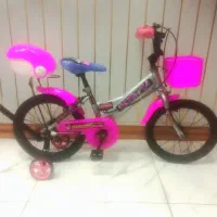 دوچرخه ۱۶ دخترانه تمیز سالم سالم بدونه هیچ عیبی