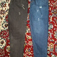 تعدادی شلوار نو به علت جمع کردن مغازه|لباس|یاسوج, |دیوار