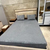 تولید کاور تشک مخمل محافظ تشک نیم ست کشدوزی|سرویس روتختی|تبریز, |دیوار