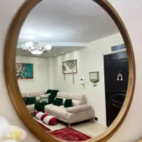 آینه گرد جنس چوب|آینه|کرج, اتحاد|دیوار