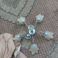 لوستر استیل ۵شاخه