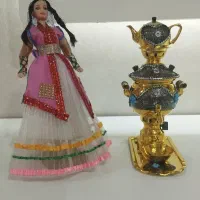 عروسک با لباس محلی و سماور|اسباببازی بچه|قرچک, باقرآباد|دیوار