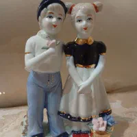 مجسمه دختر و پسر چینی