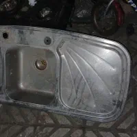 سینک البرز  استیل نگیر  ابعاد  60×120