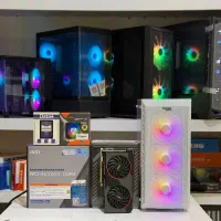 کیس گیمینگI313100F گرافیک RX5500XT MSIکیسRGB