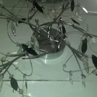 لوسترسقفی.|لوستر و چراغ آویز|هشتگرد, شهرک پارسیان|دیوار