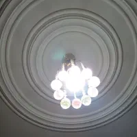 لوستر یکی کوچک ویکی بزرگ|لوستر و چراغ آویز|رشت, اسماعیل آباد|دیوار