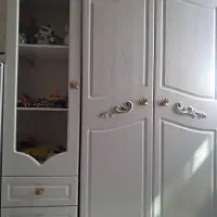 ست تخت دو کاره  و ویترین