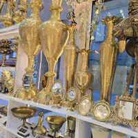 گلدان تمام برنج قلم زنی هندی تپل تمام کار دست|صنایع دستی و سایر لوازم تزئینی|مشهد, کوی المهدی|دیوار