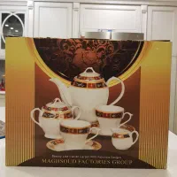 ظروف ست سرویس چای چایی صبحانه خوری برند مارک مقصود